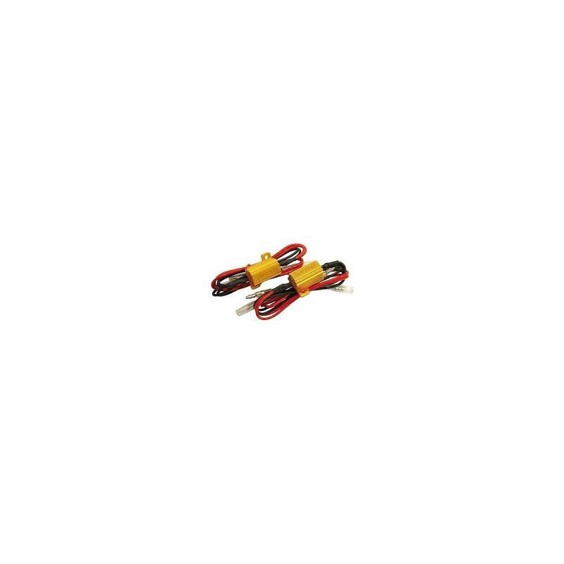 JUEGO RESISTENCIAS 3,9 OHMS 25W PARA INTERMITENTES LED