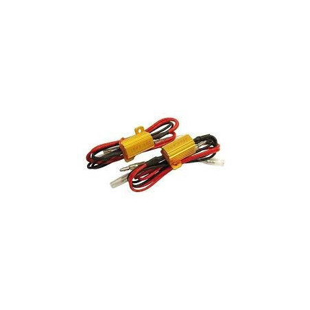 JUEGO RESISTENCIAS 3,9 OHMS 25W PARA INTERMITENTES LED
