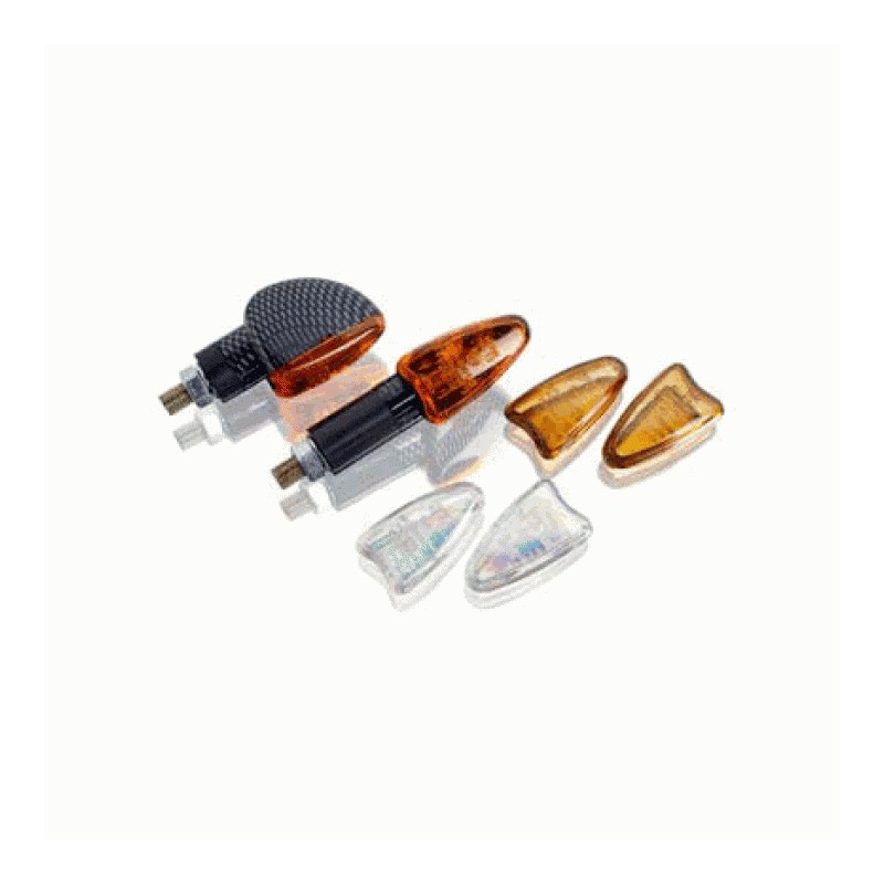 JUEGO INTERMITENTE STAR CORTO CRISTAL AMBAR/FUME/LASER