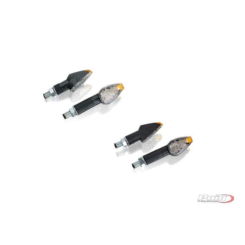 JUEGO INTERMITENTE PEAK LARGO CARBONO LEDS HOMOLOGADO