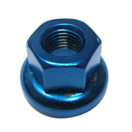 TUERCA EJE TRASERO M-14 AZUL