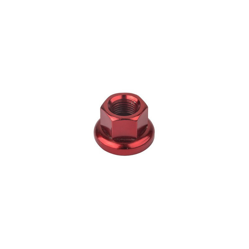 TUERCA EJE TRASERO M-14 ROJO