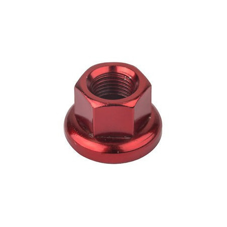 TUERCA EJE TRASERO M-14 ROJO