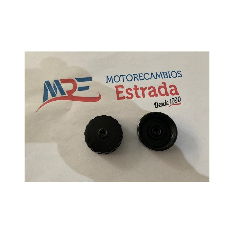TAPA ROSCADA SUPERIOR PLASTICO CARBURADOR AMAL 25 